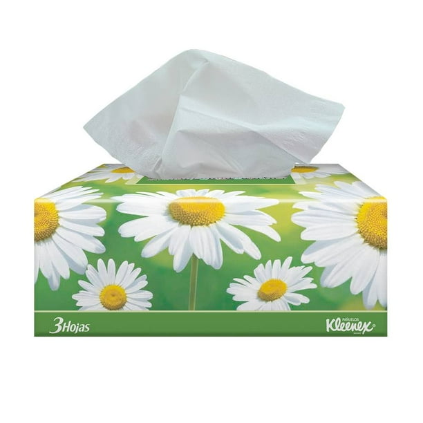 Pañuelos Kleenex manzanilla 100 hojas triples