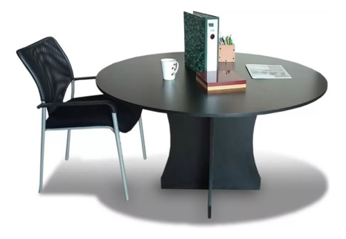 Mesa De Juntas Redonda Circular 1M Diámetro P/4 Personas