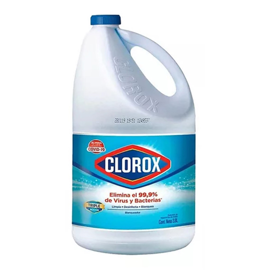 Blanqueador Clorox, Cloro 3.8 Lt.