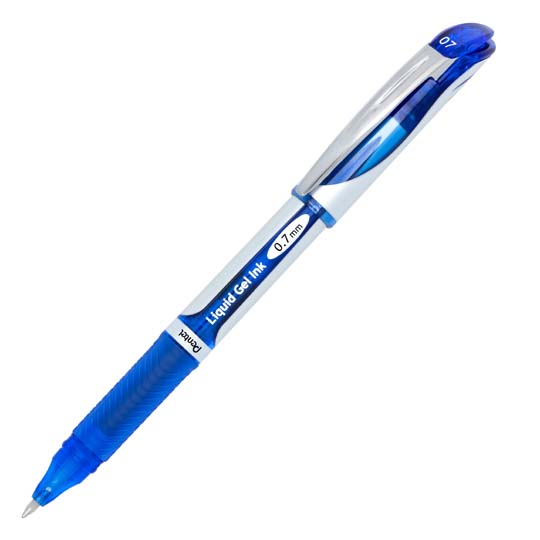 Bolígrafo Pentel Energel Delux, Punto 0.7 Mm Azul
