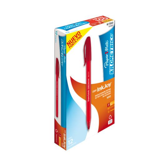 Boligrafo St Kilometrico Rojo Punto Fino