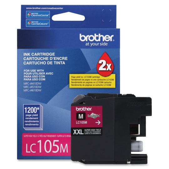 Cartucho Brother De Tinta Magenta Lc105M