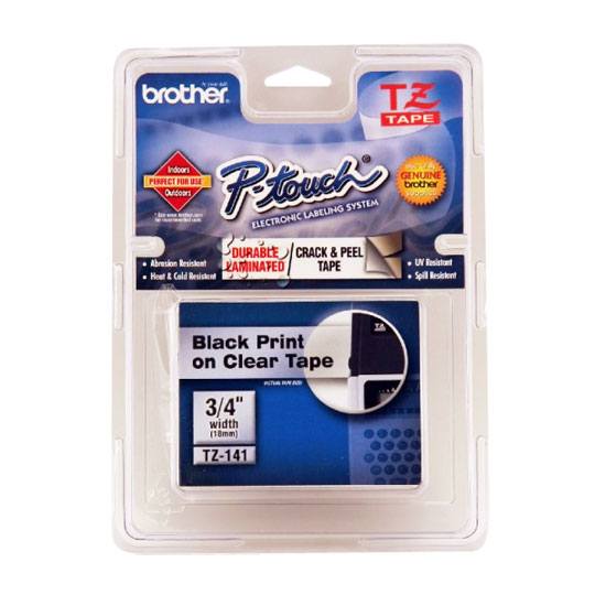 Cinta Brother Negro Sobre Transparente TZE141