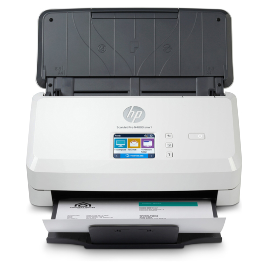 Escáner Hp Con Adf, Scanjet Pro N4000 SNW1