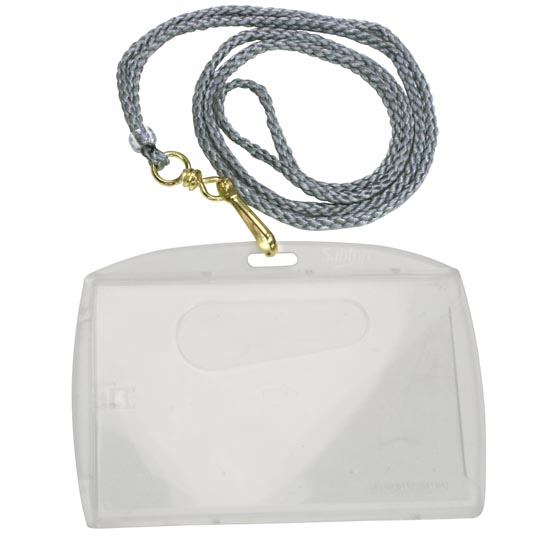 [AZO-GAF-1042] Gafete Con Cordón Sablón Uso Vertical/Horizontal 6x9 cm caja con 40 pzas