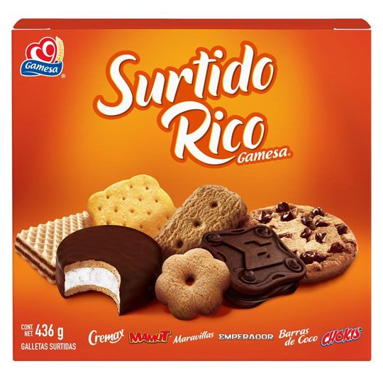 Galletas Gamesa Surtido Rico 436 Gr