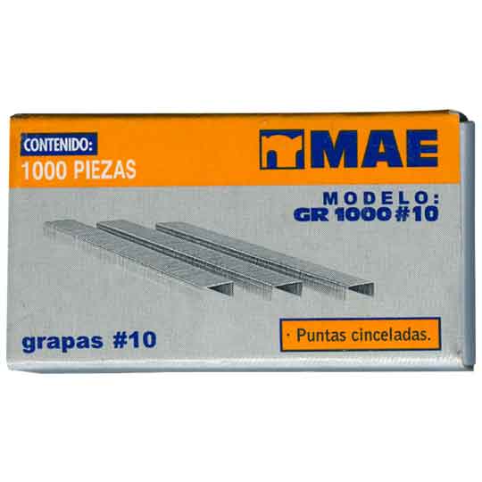 Grapa Mae Del Numero 10 Caja Con 1000 Grapas