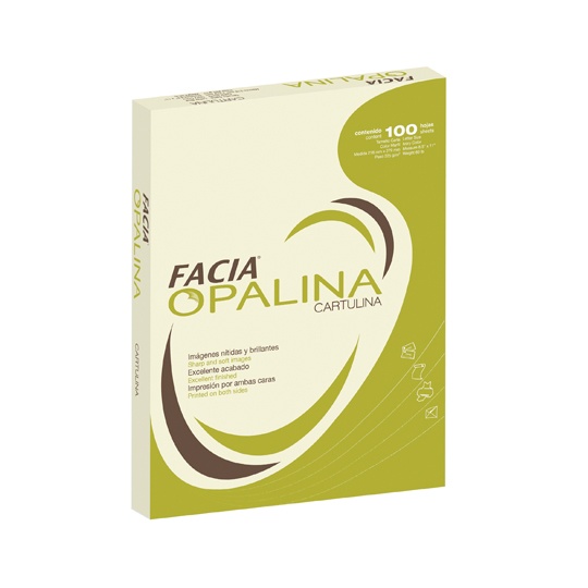 Papel Opalina Marfil Carta 225 Gr