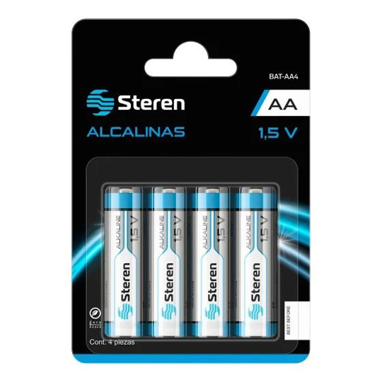 Pila Alcalina Aa Steren  Blister De 4 Pz