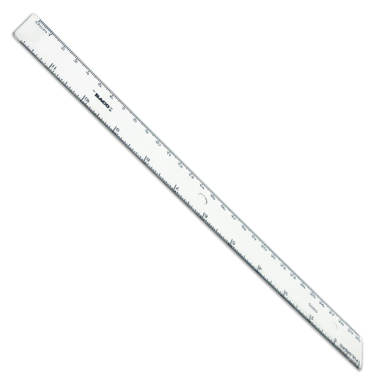 Regla De Plástico Baco 30 Cm,  1 Pieza