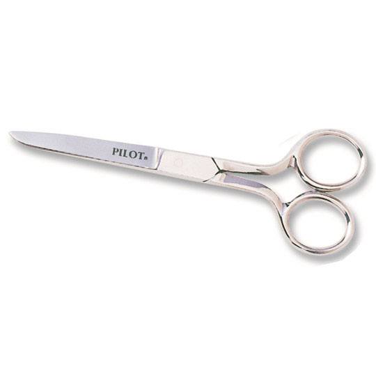 Tijeras De Acero Inoxidable Pilot Mod. 10-6 costura y papelería de 6"