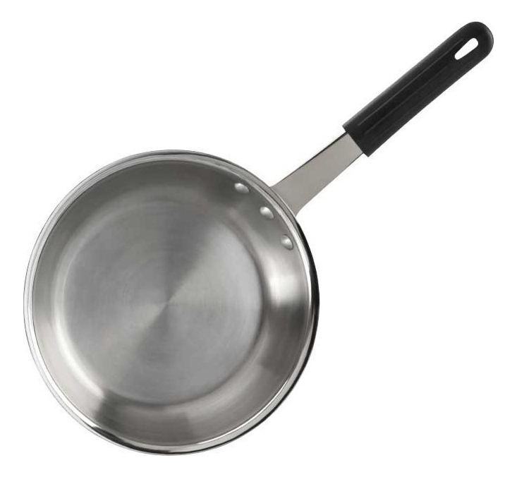 Sarten De Acero Inoxidable Moven Grande 36cm Color Plateado