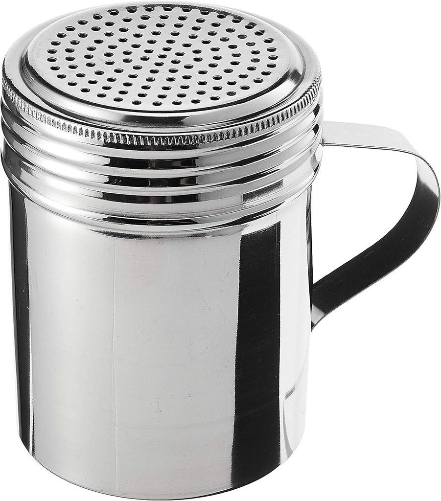 Winware Dragas de acero inoxidable, 10 onzas con mango