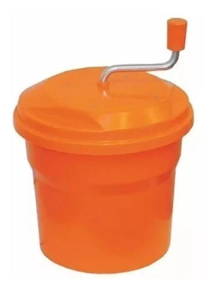 Secador Escurridor Centrifugador Manual Verduras 12 Lt