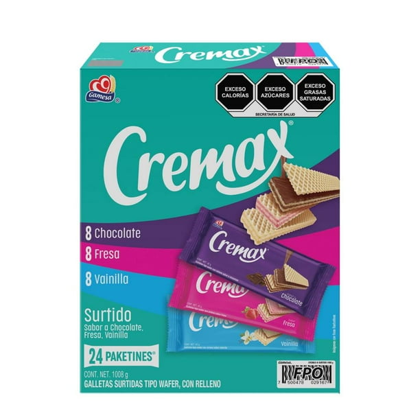 Cremax Gamesa Surtido 24 pzas 42 g c/u