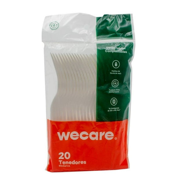 Tenedores Desechables  20 Pzas