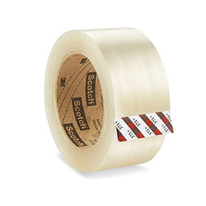 3M 371 CINTA ADHESIVA PARA SELLADO DE CAJAS - TRANSPARENTE, 76 MM X 101 M