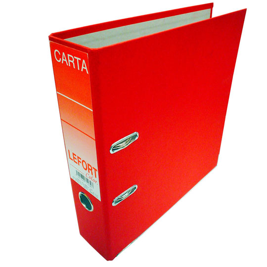Registrador Lefort Carta Color Rojo