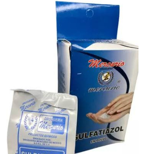Sulfatiazol En Polvo 50 Sobres 2 G c/u
