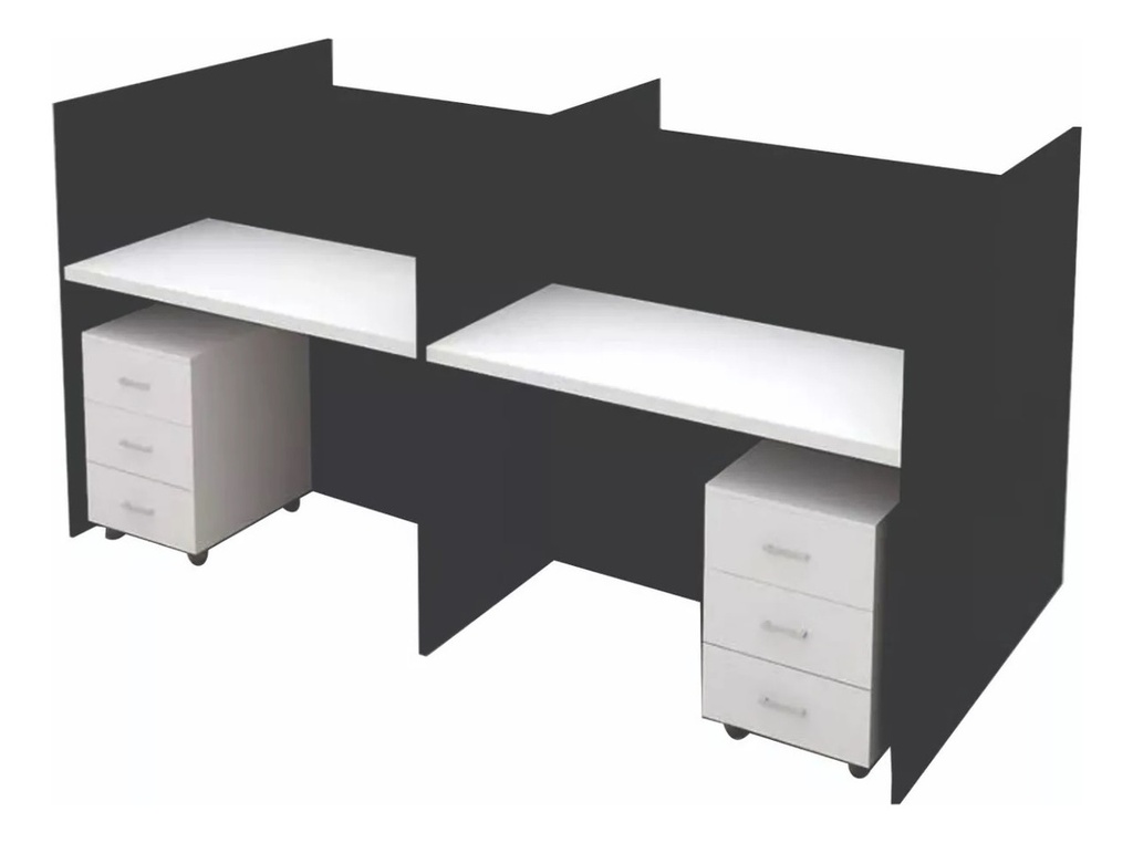 Estacion De Trabajo Para 4 Personas 240X120