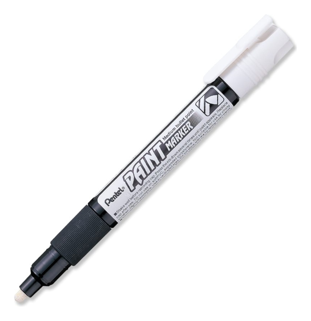 Marcador permanente con tinta indeleble BCO. 12 PZA
