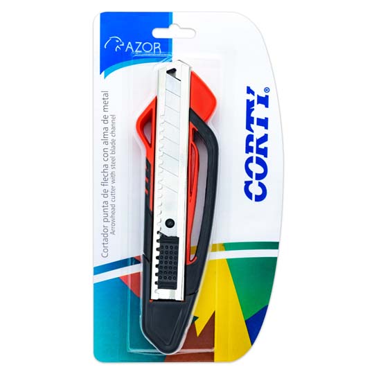 Cutter Alma De Metal Corty 5500 Grande 18Mm Punta Flecha