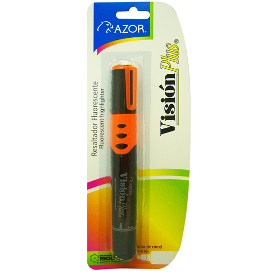 [AZO-MAR-2610NA] Resaltador De Texto Vision Plus Punta Ci