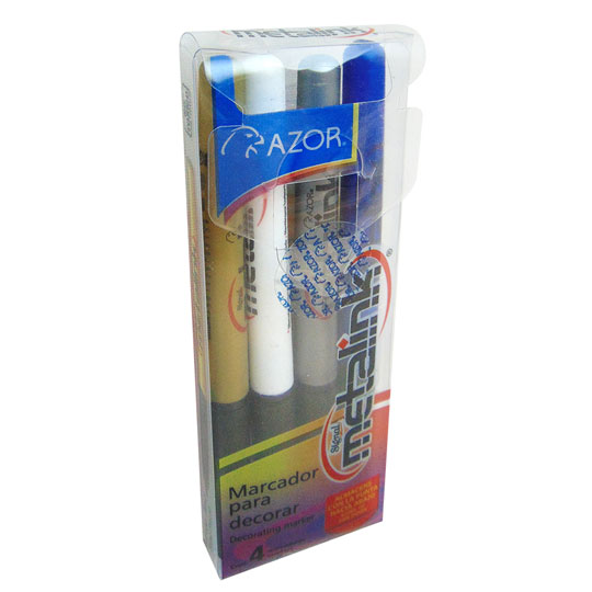 Marcador Permanente Fino Signal Metalink