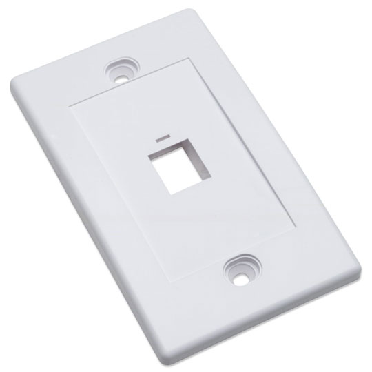 Tapa Intellinet (Faceplate) 1 PerforaciÃ³n, Blanco