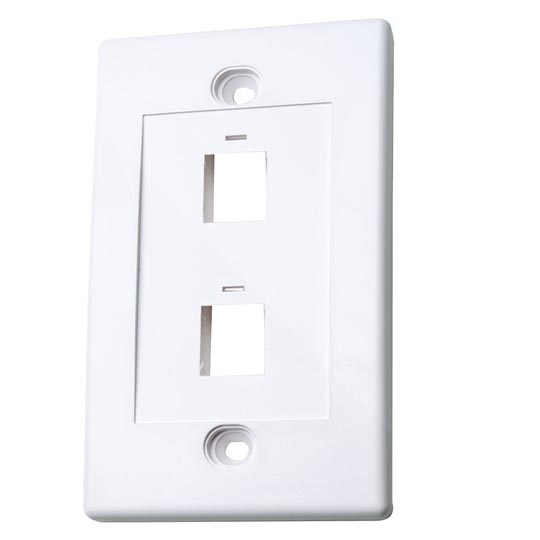 Tapa Intellinet (Faceplate) 2 Puertos Co