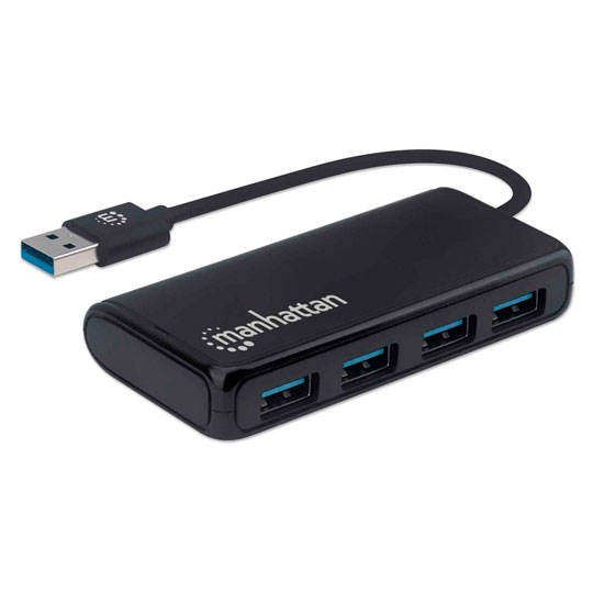 Hub Manhattan Usb 3.2 Gen 1 De 4 Puertos