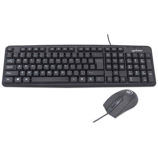Kit De Teclado Y Mouse Ã“ptico Manhattan