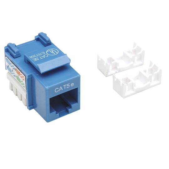 Jack Intellinet Cat 5E De Impacto Keystone Azul