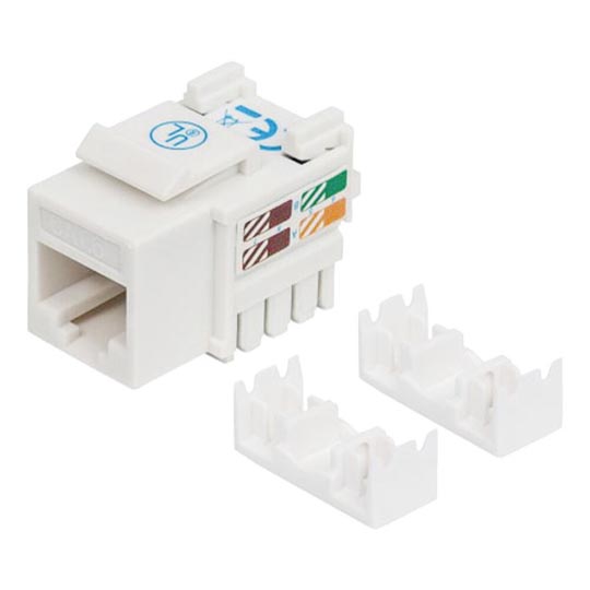 Jack Cat 6  De Impacto (Keystone) Blanco Intellinet