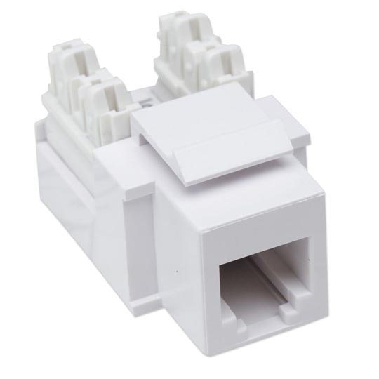 Jack Intellinet Rj11/Rj12 Para TelefonÃ­a Blanco