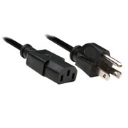 Cable Manhattan Alimentación estándar 1.8m negro
