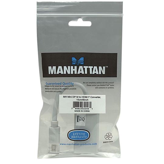 Adaptador Manhattan Mini Displayport Dmi M-H