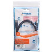 Cable Manhattan Usb A-B V2.0 1.8M Negro