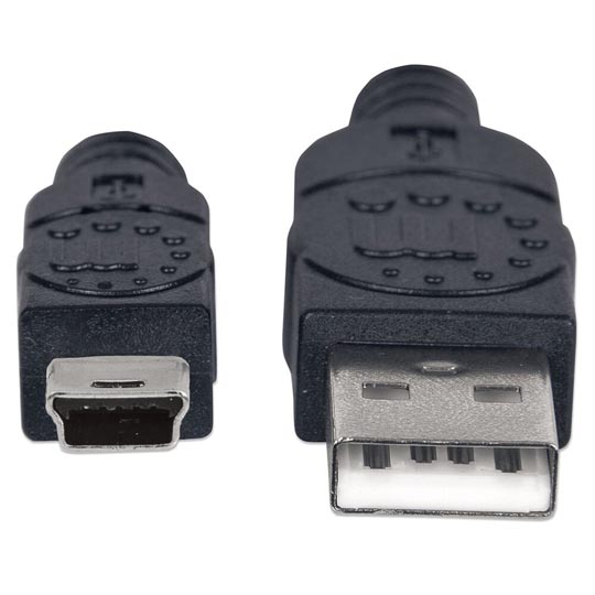 Cable Manhattan Usb A-Mini B V2.0 1.8 Negro