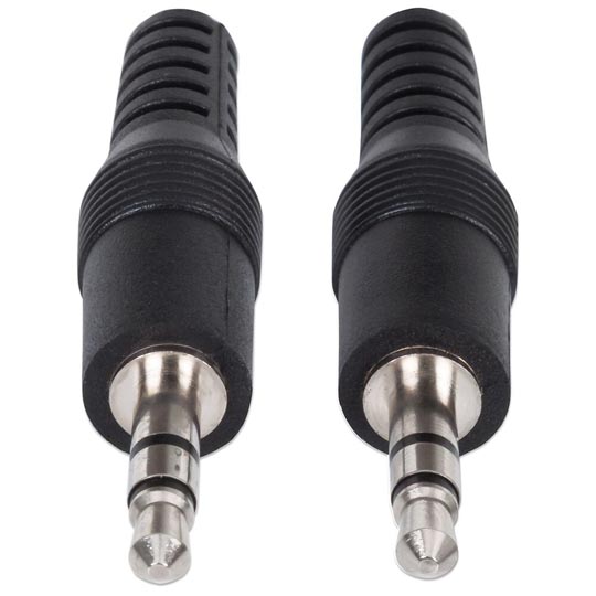 Cable Manhattan Audio 3.5Mm 1.8 M, Negro