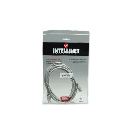 Cable Patch Intellinet Cat 6 5.0M (16) Utp Gris