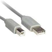 Cable Manhattan Usb A-B V1.1 4.5M Gris