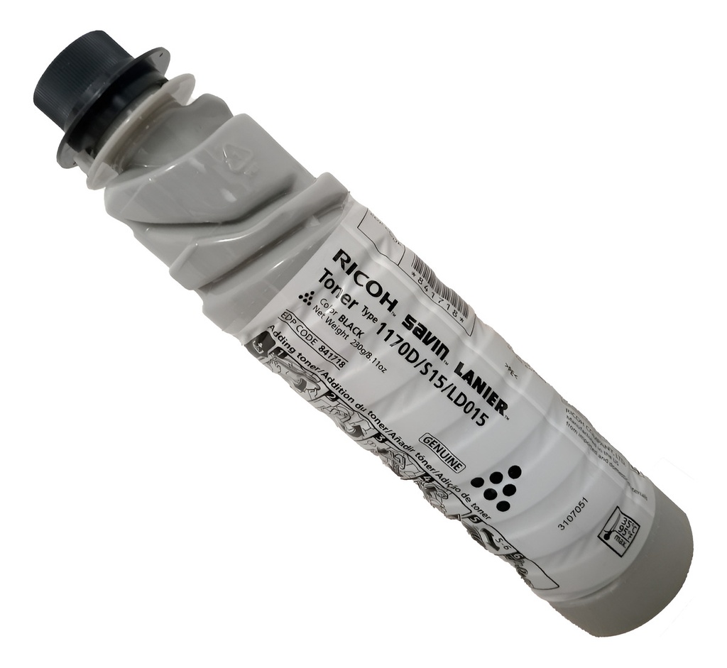 Tóner Type 1170d Ricoh Original Negro 841718