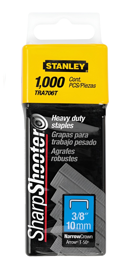Grapas 3/8 Plg Para Trabajo Pesado Stanley Tra706T