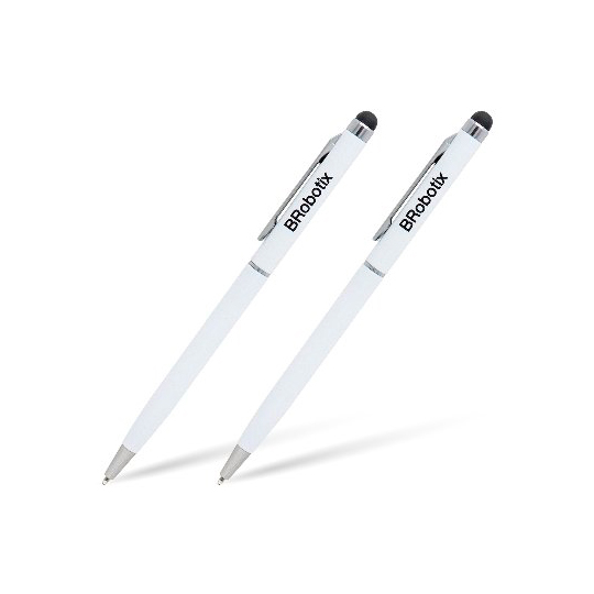 Pluma Stylus Brobotix P/Tableta Duo Pack Blanco