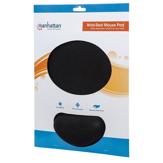 Mousepad Manhattan Ergonomico Negro