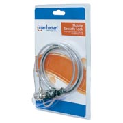 Candado Laptop Manhattancon Llave 1.4M Gris