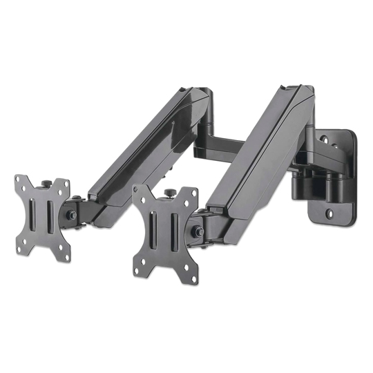 Soporte Manhattan Monitor Para 2 Monitores de 17 a 32”  con pistones a gas 