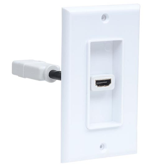 Placa De Pared Manhattan Para Hdmi H-H