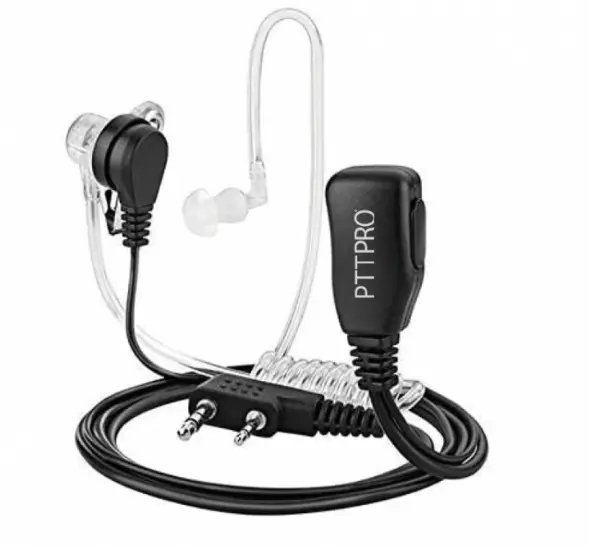 Auricular discreto con tubo acustico